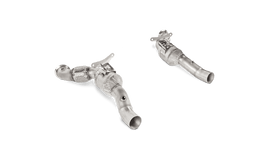 Akrapovic Link Pipe Set w/ Cat (SS) for 2016-19 Ferrari 488 GTB/488 Spider