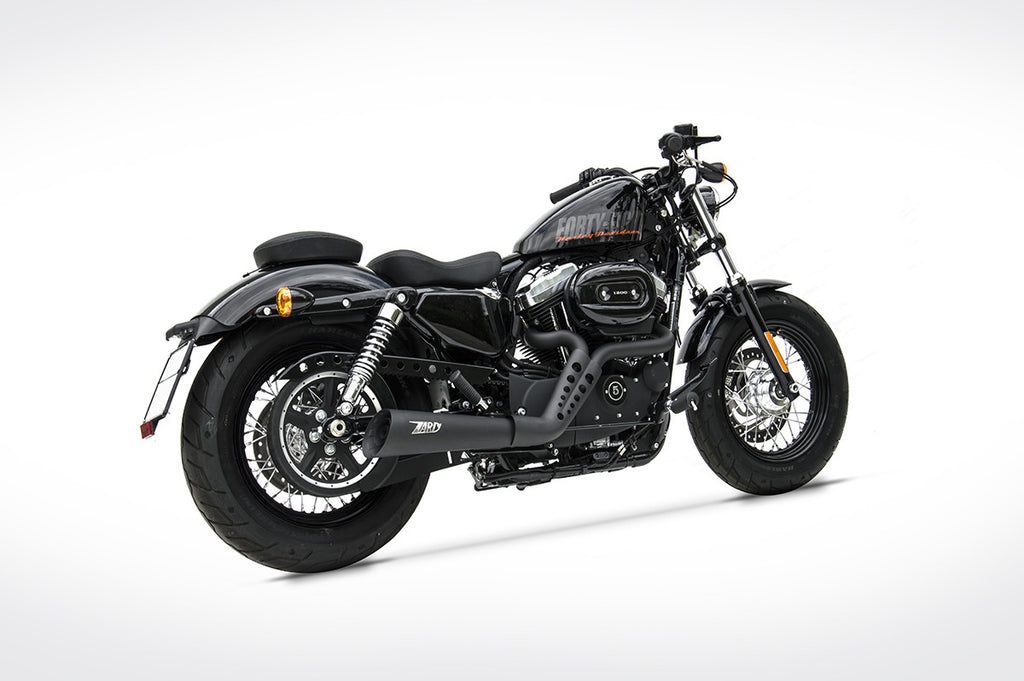 ZARD EXHAUST - 'Sport' Racing Full Kit for 2003-13 Harley Davidson Sportster Forty Eight