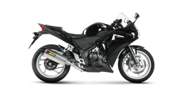 Akrapovic Homologated Slip-On Exhaust Honda CBR250R 2011-2013 - (MPN # S-H25SO1-HRSS)