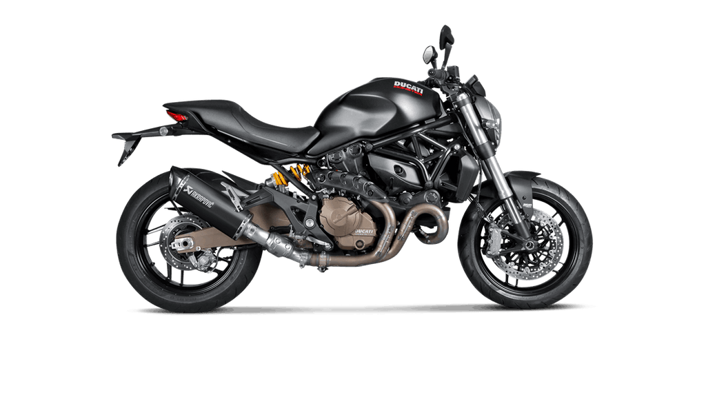 Akrapovic Slip-On (Black) Exhaust for Ducati Monster 821/1200/S
