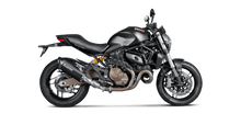 Load image into Gallery viewer, Akrapovic Slip-On (Black) Exhaust for Ducati Monster 821/1200/S