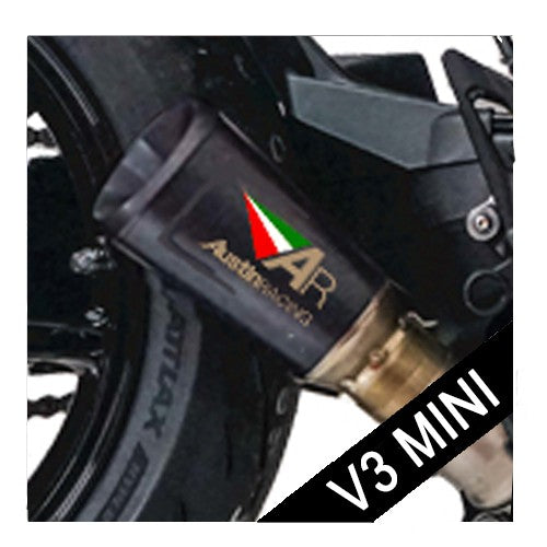 Austin Racing V3 Mini Slip On Race Exhaust System for 2014+ Kawasaki Z1000