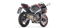 Arrow Full Exhaust System with Pista Racing muffler for 2024+ Aprilia RS 457 img rear