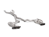 Akrapovic Evolution Line Cat Back (Titanium) w/ Carbon Tips and Link Pipe for 16-17 AMG C63 Coupe