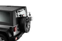 Cargar imagen en el visor de la galería, Thule Spare Me PRO - Spare Tire-Mounted Hanging Bike Rack (Fits STD &amp; OS Tires/2 Bikes) - Silver/Blk
