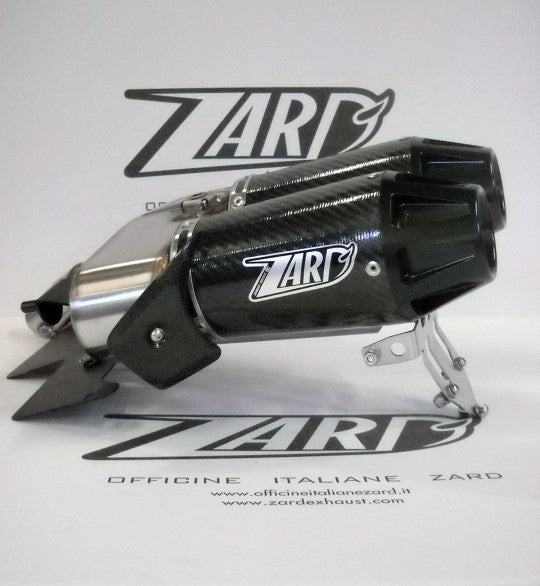 ZARD TOP GUN Slip-On's for DUCATI HYPERMOTARD 796 / 1100 / 1100 EVO - (MPN # ZD110SSR)