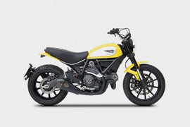 ZARD LOW MOUNTED SLIP-ON EXHAUST FOR 2015-19 DUCATI SCRAMBLER 800 - (MPN # ZD780)
