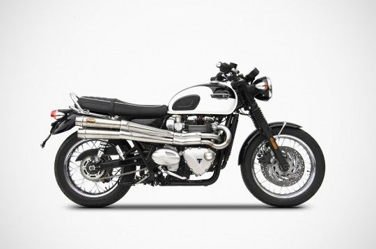 ZARD EXHAUST - High Mounted Full Exhaust System for 2016+ Triumph Bonneville T120