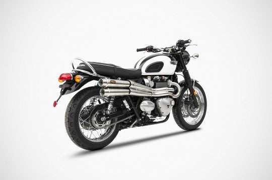ZARD EXHAUST - High Mounted Full Exhaust System for 2016+ Triumph Bonneville T120