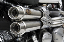 Load image into Gallery viewer, ZARD EXHAUST - High Mounted Full Exhaust System for 2016+ Triumph Bonneville T120