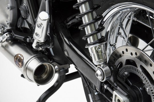 ZARD EXHAUST - Low Mounted Dual Outlet Full Exhaust System with OEM Catalyzer unit for 2016+ Triumph Bonneville T120