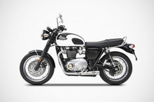 Load image into Gallery viewer, ZARD EXHAUST - Low Mounted Dual Outlet Full Exhaust System for 2016+ Triumph Bonneville T120