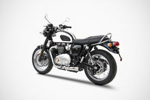 Load image into Gallery viewer, ZARD EXHAUST - Low Mounted Dual Outlet Full Exhaust System for 2016+ Triumph Bonneville T120