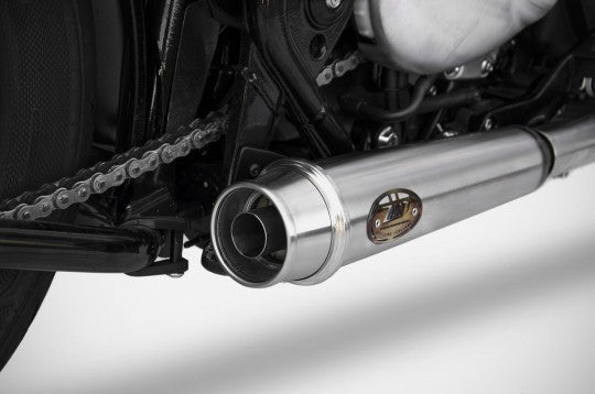 ZARD EXHAUST - Headers and N.2 Slip On for 2017+ Triumph Bonneville Bobber