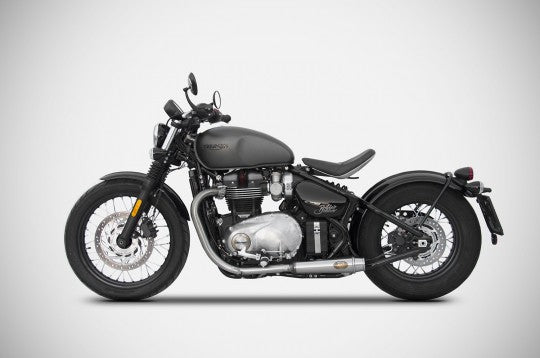 ZARD EXHAUST - Headers and N.2 Slip On for 2017+ Triumph Bonneville Bobber
