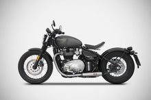 Load image into Gallery viewer, ZARD EXHAUST - Headers and N.2 Slip On for 2017+ Triumph Bonneville Bobber