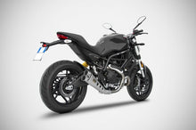 Carica l&#39;immagine nel visualizzatore di Gallery, ZARD LOW MOUNTED RACING SLIP-ON for DUCATI MONSTER 797 2017-19 (MPN # ZD790SSR)