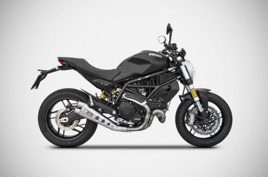 ZARD LOW MOUNTED RACING SLIP-ON for DUCATI MONSTER 797 2017-19 (MPN # ZD790SSR)