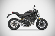 Carica l&#39;immagine nel visualizzatore di Gallery, ZARD LOW MOUNTED RACING SLIP-ON for DUCATI MONSTER 797 2017-19 (MPN # ZD790SSR)