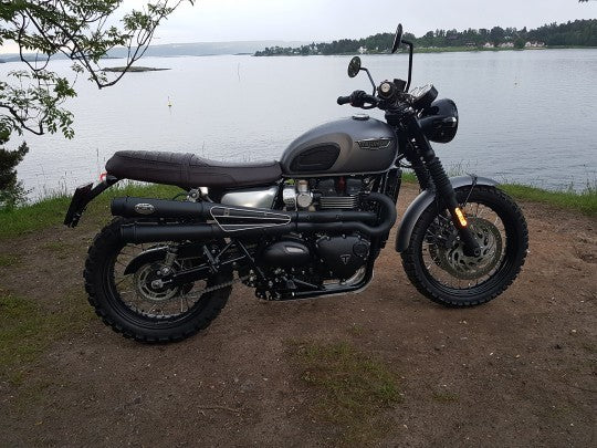 ZARD EXHAUST - High Mounted Full Exhaust System for 2016+ Triumph Bonneville T120