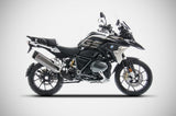 ZARD EXHAUST - Slip On with Carbon Fiber End Cap for 2019+ BMW R1250GS