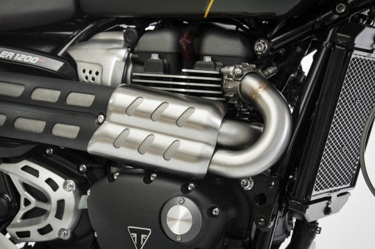 Zard Exhaust - Slip on and Decatalyzer kit for 2019-20 Triumph Scrambler 1200 img 5