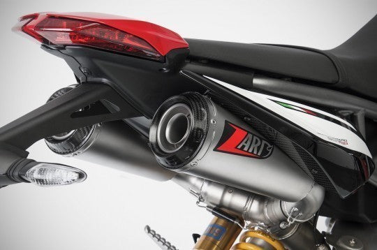 ZARD TOP GUN Slip-On's for 2019+ DUCATI HYPERMOTARD / SP - (MPN # ZD128SSR)