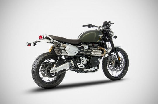 Zard Exhaust - Slip on and Decatalyzer kit for 2019-20 Triumph Scrambler 1200 img 3