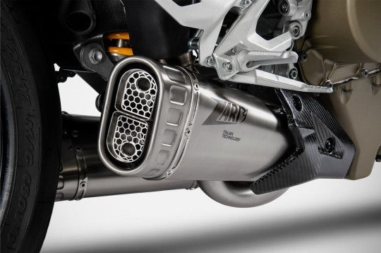 ZARD Compensated Slip-On's for DUCATI Streetfighter V4/V4S 2020+ - (MPN # ZD1102TSR)