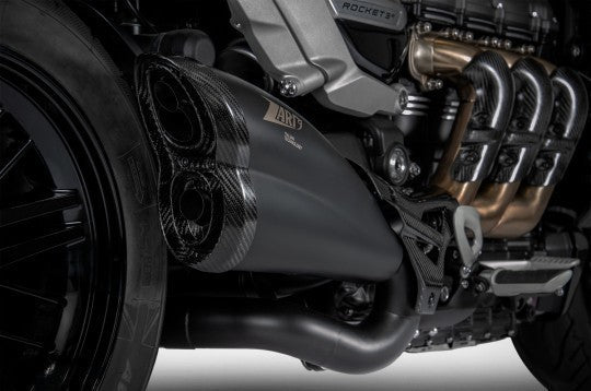 ZARD EXHAUST - Racing Slip On for 2020+ Triumph Rocket 3 (MPN # ZTPH502SSR)