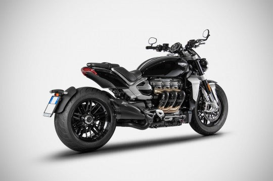 ZARD EXHAUST - Racing Slip On for 2020+ Triumph Rocket 3 (MPN # ZTPH502SSR)
