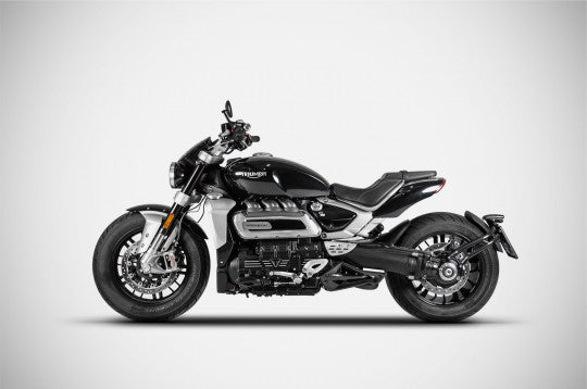 ZARD EXHAUST - Racing Slip On for 2020+ Triumph Rocket 3 (MPN # ZTPH502SSR)