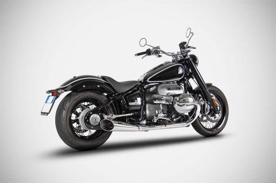 ZARD EXHAUST - N. 2 MIRROR POLISHED SLIP-ONS for 2020+ BMW R18 (MPN # ZBMW002SSO)