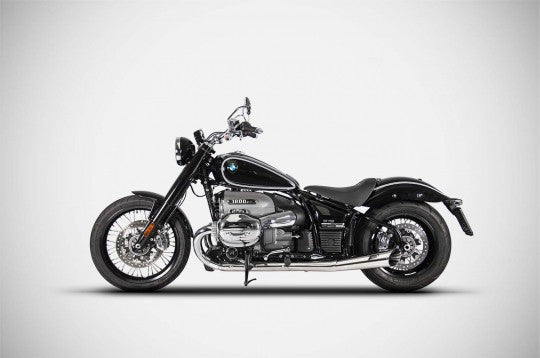 ZARD EXHAUST - N. 2 MIRROR POLISHED SLIP-ONS for 2020+ BMW R18 (MPN # ZBMW002SSO)