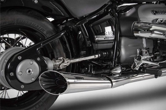 ZARD EXHAUST - N. 2 MIRROR POLISHED SLIP-ONS for 2020+ BMW R18 (MPN # ZBMW002SSO)