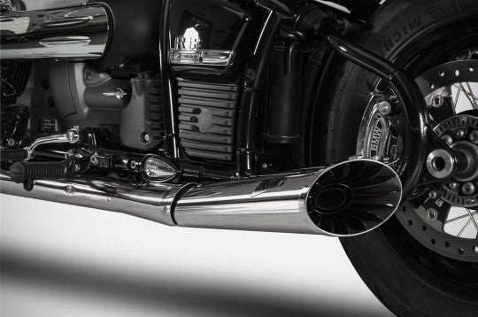 ZARD EXHAUST - N. 2 MIRROR POLISHED SLIP-ONS for 2020+ BMW R18 (MPN # ZBMW002SSO)