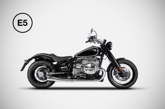 ZARD EXHAUST - N. 2 MIRROR POLISHED SLIP-ONS for 2020+ BMW R18 (MPN # ZBMW002SSO)