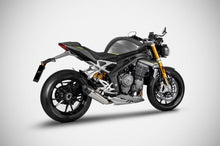 Carica l&#39;immagine nel visualizzatore di Gallery, ZARD EXHAUST - Racing Slip On for Triumph Speed Triple 1200 RS and 1200RR (MPN # ZTP098S10TCR)