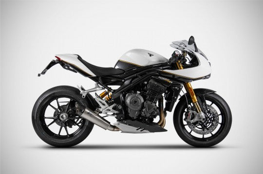 ZARD EXHAUST - Racing Slip On for Triumph Speed Triple 1200 RS and 1200RR (MPN # ZTP098S10TCR)