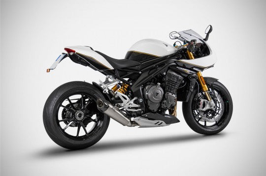 ZARD EXHAUST - Racing Slip On for Triumph Speed Triple 1200 RS and 1200RR (MPN # ZTP098S10TCR)