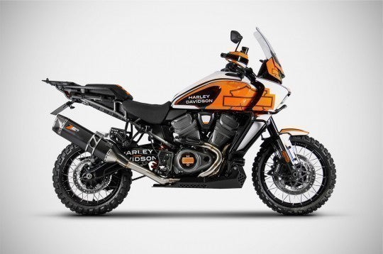 ZARD EXHAUST - Inox Link Pipe & Slip On for Harley Davidson Pan America 1250 / Special (MPN # ZHD005S40R)