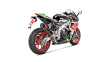 Load image into Gallery viewer, Akrapovic Slip-On Exhaust for 2017-2020 Aprilia RSV4 RR / RF / Tuono V4 1100 RR / Factory image 3