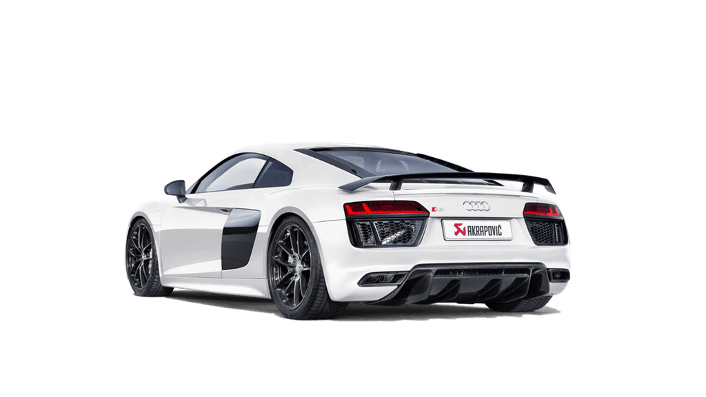Akrapovic 16-17 Audi R8 5.2 FSI Coupe/Spyder Slip-On Line (Titanium) w/ Carbon Titanium Tips