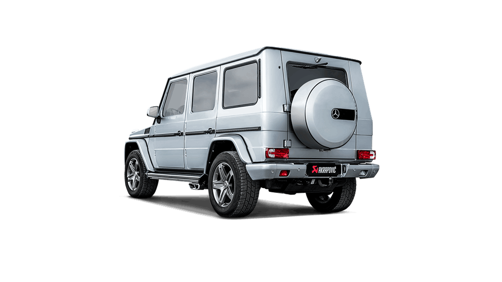 Akrapovic Evolution Line Cat Back (Titanium) w/ Titanium Tips for Mercedes Benz G 63 AMG (W463) & G500 AMG (W463) 2015-17