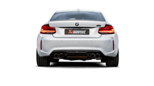 Carica l&#39;immagine nel visualizzatore di Gallery, Akrapovic Slip-On Line (Titanium) w/Carbon Fiber Tips for 2018-2024 BMW M2 Competition/M2 CS