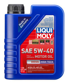 LIQUI MOLY Diesel High Tech Motor Oil 5W-40 - 1L image 1