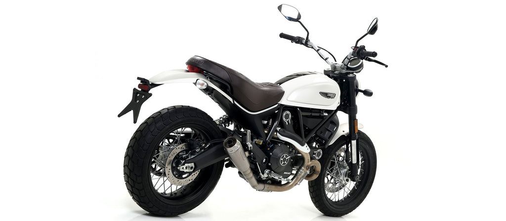 Arrow Racing Exhaust - Silencers & Mid-Pipe for 2017-20 Ducati Scrambler 800 & Monster 797