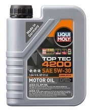 Cargar imagen en el visor de la galería, LIQUI MOLY Top Tec 4200 SAE Motor Oil 5W-30 image 1
