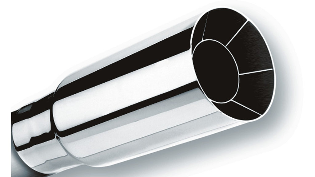 Borla Universal Polished Tip Single Round Intercooled