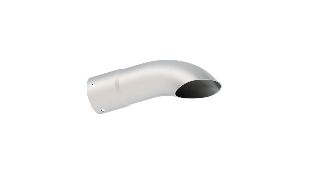 Borla Universal Polished Tip Single Round Turndown/Turnout (inlet 2 1/4in. Outlet 2 1/4in)